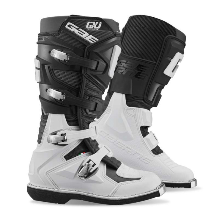 Bottes cross enfant Gaerne GXJ Noir/Blanc
