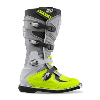 Bottes cross enfant Gaerne GX-J Gris/Jaune fluo