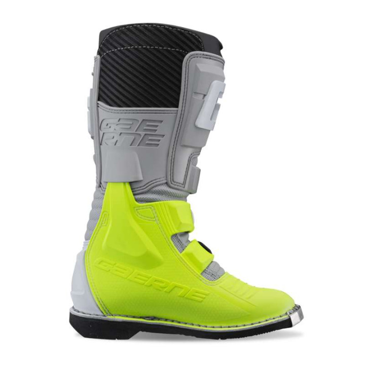 Bottes cross enfant Gaerne GX-J Gris/Jaune fluo