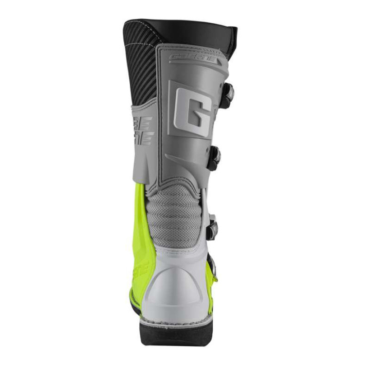 Bottes cross enfant Gaerne GX-J Gris/Jaune fluo