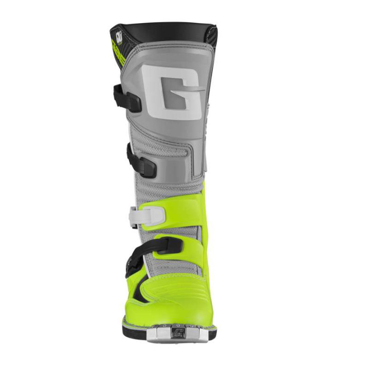 Bottes cross enfant Gaerne GX-J Gris/Jaune fluo
