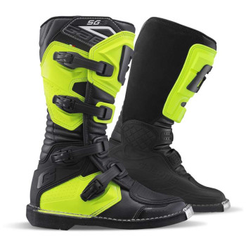 Bottes cross enfant Gaerne SG-J 2022 Noir/Jaune Fluo