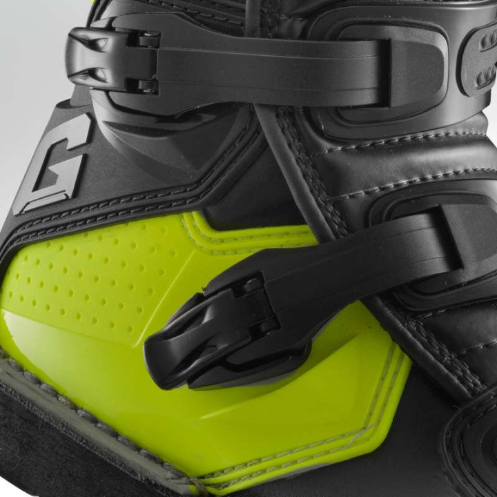 Bottes cross enfant Gaerne SG-J 2022 Noir/Jaune Fluo