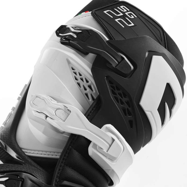 Bottes moto Gaerne SG22 Noir/Blanc