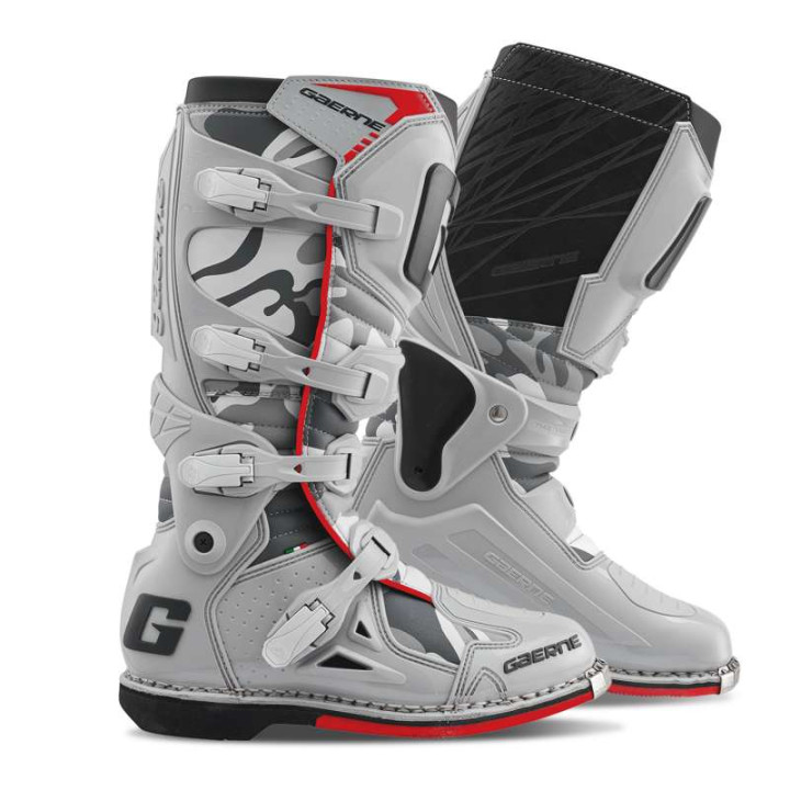 Bottes moto cross Gaerne FASTBACK ENDURANCE SNOW CAMO Bottes moto cross Gaerne FASTBACK ENDURANCE SNOW CAMO