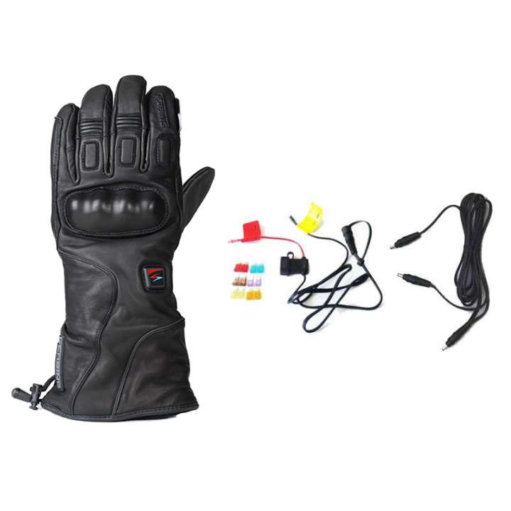Heated motorcycle gloves Gerbing XTREME XRL 3.0 + 12V wire pack