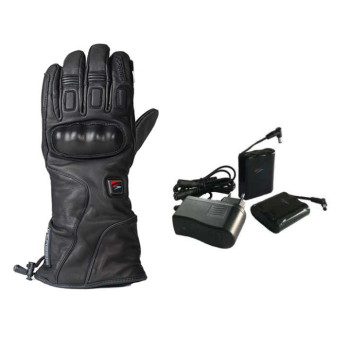 Gants moto chauffants Gerbing XTREME XRL 3.0 + Kit 2 batteries/chargeur Gerbing 12V 2600 mAh