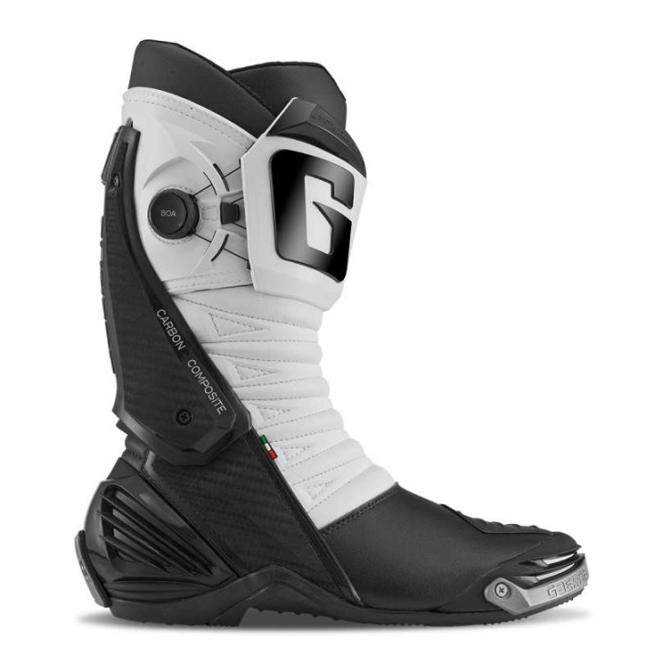 GAERNE GP1 LS Black/White motorcycle boots