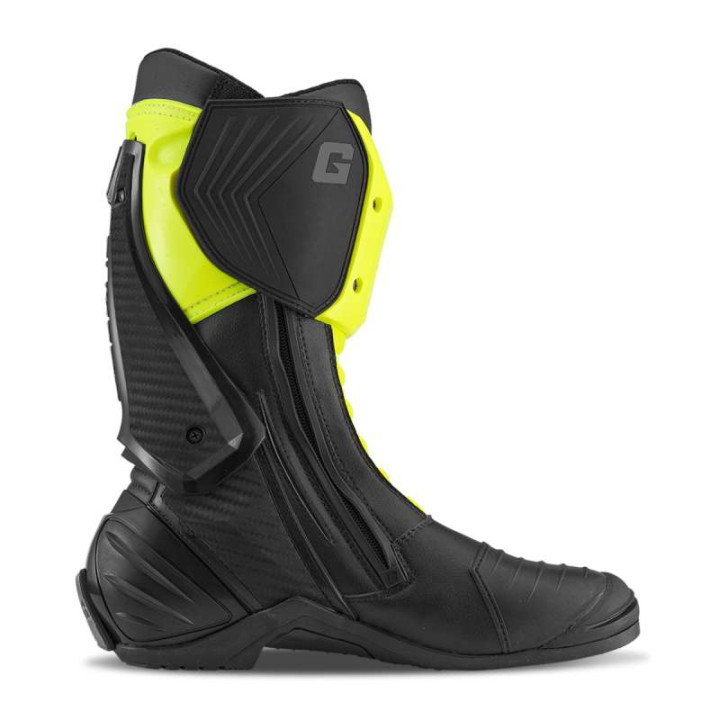 GAERNE GP1 LS Black/Fluo Yellow motorcycle boots