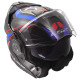Casque moto LS2 FF901 ADVANT X CARBON FUTURE II Blanc/Bleu 22.06