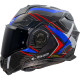 Casque moto LS2 FF901 ADVANT X CARBON FUTURE II Blanc/Bleu 22.06