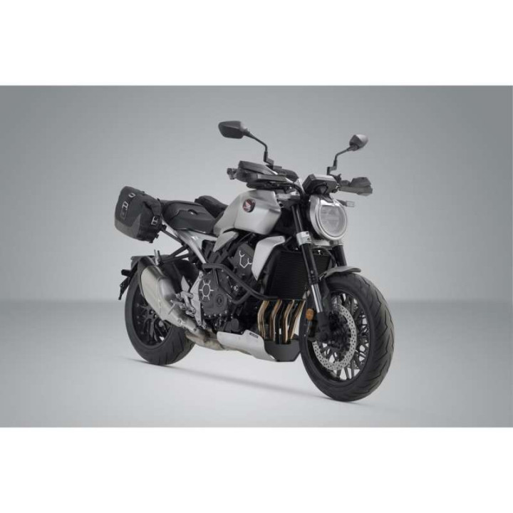 Sacoches cavalières SW-Motech LEGEND GEAR LC1/LC2 + écarteurs SLC Honda CB1000R Neo Sports Café