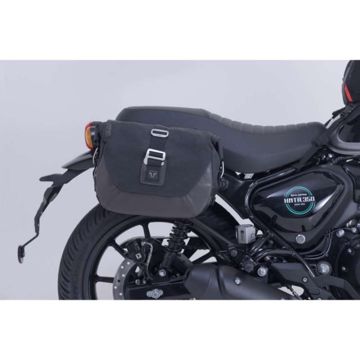 Sacoches cavalières SW-Motech LEGEND GEAR LC1/LC2 Black Edition + écarteurs SLC Royal Enfield Hunter