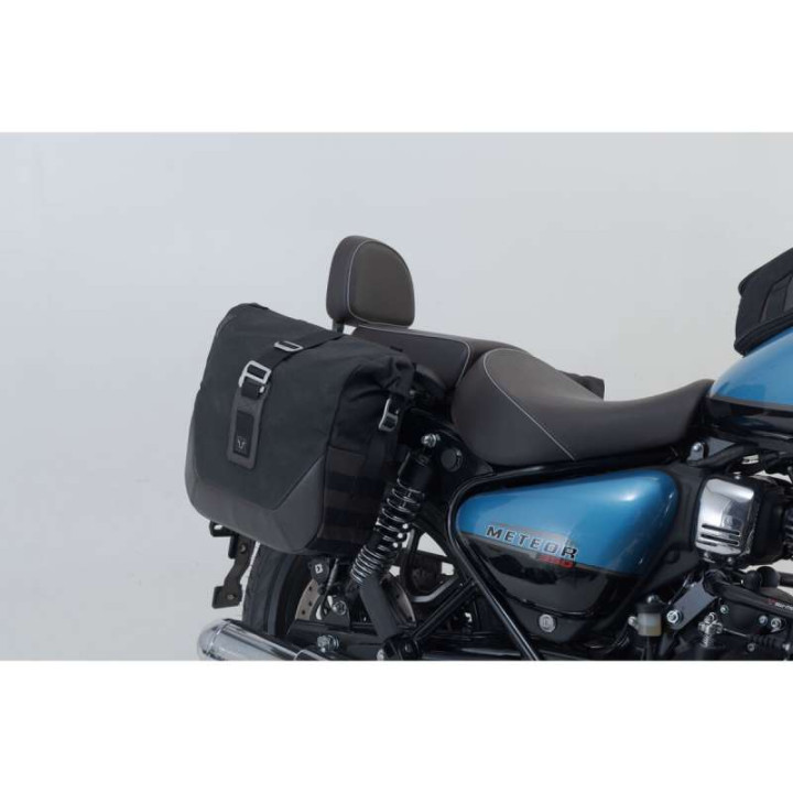 Sacoches cavalières SW-Motech LEGEND GEAR LC2 + écarteurs SLC Royal Enfield Meteor