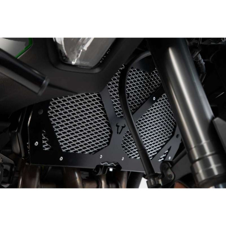 Protection de radiateur SW-Motech Noir Kawasaki Versys 1000