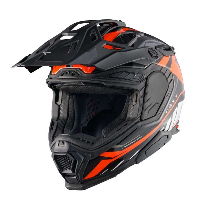 Casque moto Nexx X.WED3 GOBI ORANGE/WHITE