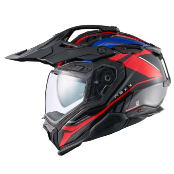 Casque moto Nexx X.WED3 GOBI RED/BLUE
