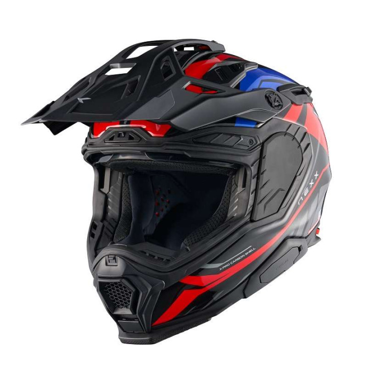 Casque moto Nexx X.WED3 GOBI RED/BLUE