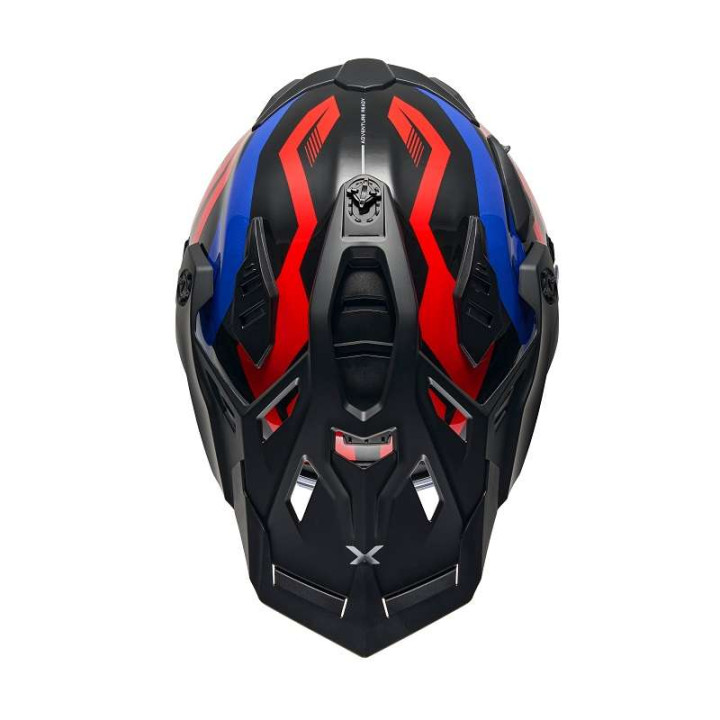 Casque moto Nexx X.WED3 GOBI RED/BLUE