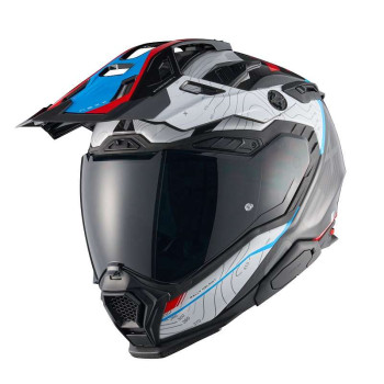 Casque moto Nexx X.WED3 FURKA CARBON RED/BLUE