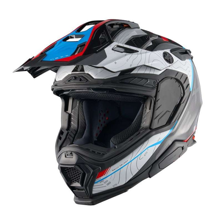 Nexx X.WED3 FURKA CARBON RED/BLUE motorcycle helmet