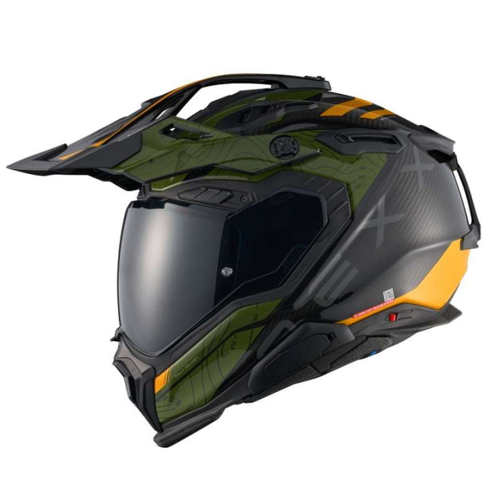Nexx X.WED3 FURKA CARBON GREEN/YELLOW motorcycle helmet