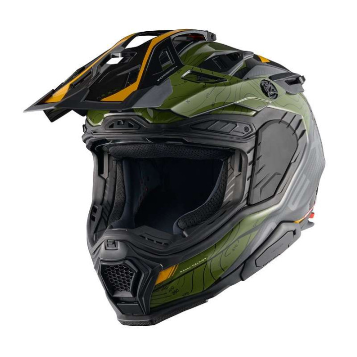 Nexx X.WED3 FURKA CARBON GREEN/YELLOW motorcycle helmet