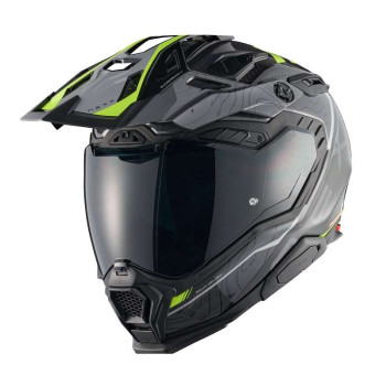 Casque moto Nexx X.WED3 FURKA CARBON GRAY/NEON