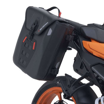 Kit sacoches SW-Motech SysBag WP M/M KTM Duke 125/250/390 (BC.SYS.04.988.31000/B)