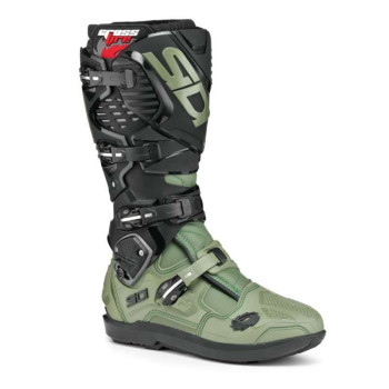Bottes moto tout terrain SIDI CROSSFIRE 3 SRS ARMY/NOIR