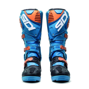 Bottes moto tout terrain SIDI CROSSFIRE 3 SRS BLEU PETROLE/BRONZE