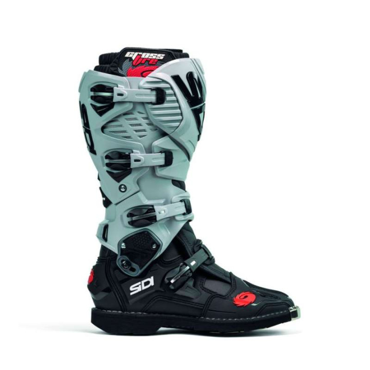 Bottes moto tout terrain SIDI CROSSFIRE 3 NOIR/CENDRE