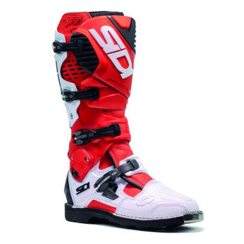 Bottes moto tout terrain SIDI CROSSFIRE 3 ROUGE/BLANC