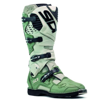 Bottes moto tout terrain SIDI CROSSFIRE 3 VERT MILITAIRE/SABLE