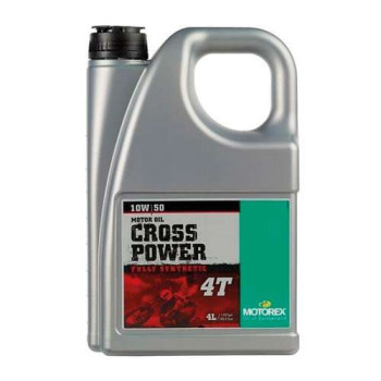 Huile moteur Motorex Cross Power 4T 10w50 4 litres Huile moteur Motorex Cross Power 4T 10w50 4 litres
