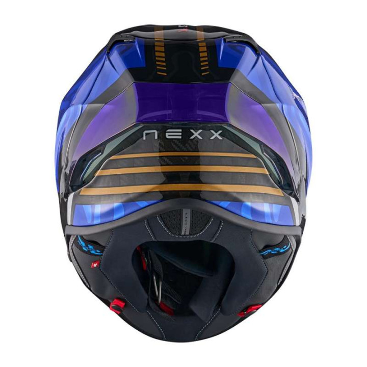 Nexx X.R3R SWIRL DEEP BLUE motorcycle helmet