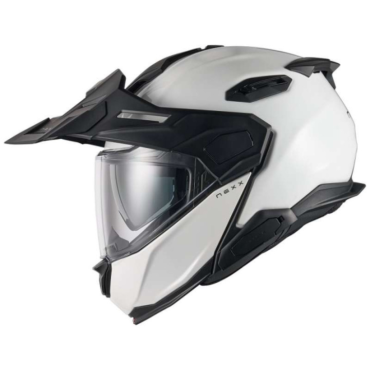 Nexx X.LIFECOUNTRY PLAIN WHITE motorcycle helmet