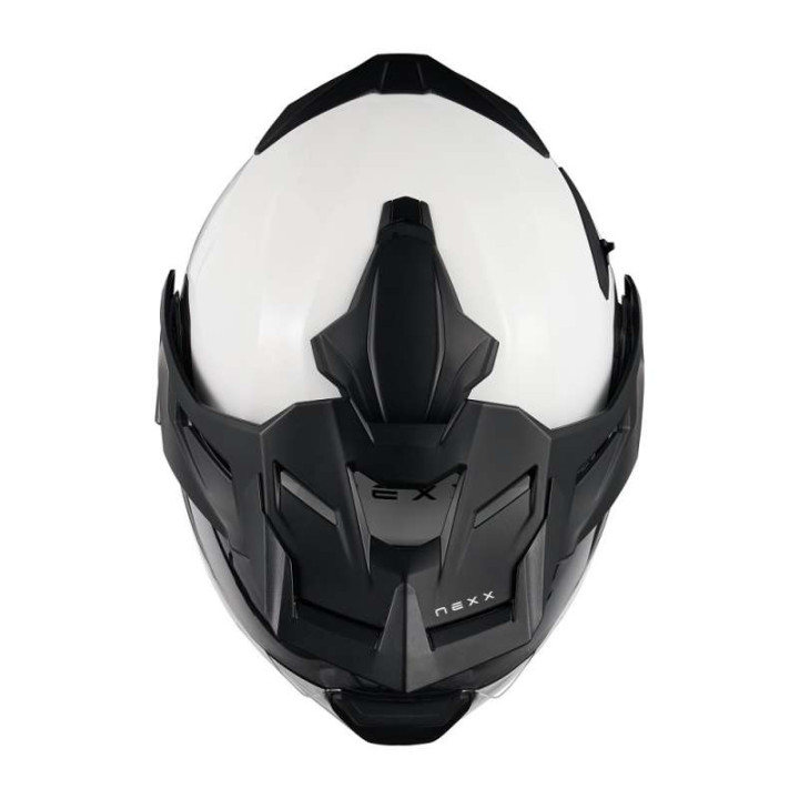 Nexx X.LIFECOUNTRY PLAIN WHITE motorcycle helmet