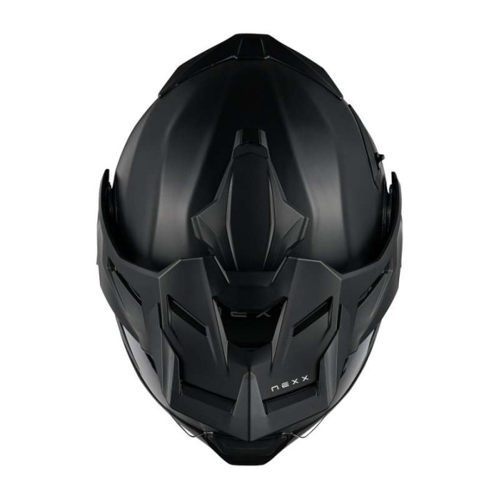 Nexx X.LIFECOUNTRY PLAIN BLACK MATTE motorcycle helmet