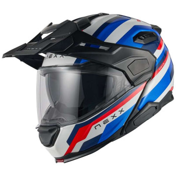 Nexx X.LIFECOUNTRY WESTBOUND BLUE/RED MATTE motorcycle helmet