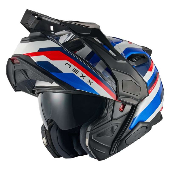 Nexx X.LIFECOUNTRY WESTBOUND BLUE/RED MATTE motorcycle helmet