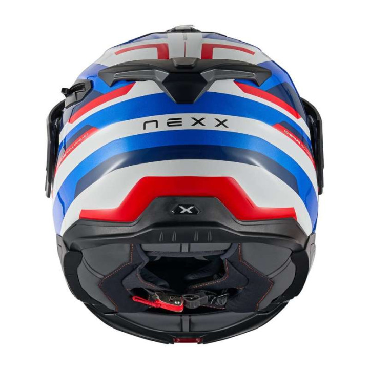 Nexx X.LIFECOUNTRY WESTBOUND BLUE/RED MATTE motorcycle helmet