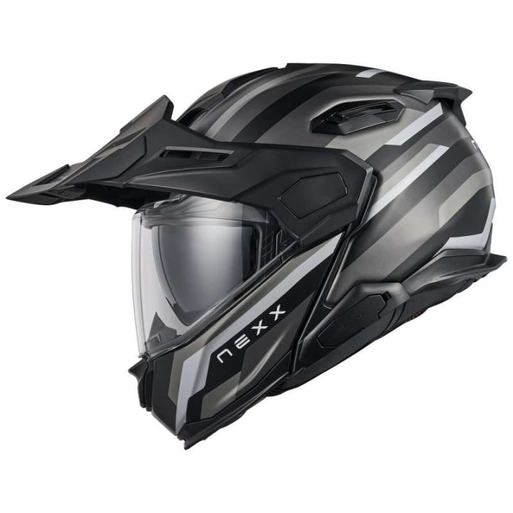 Nexx X.LIFECOUNTRY WESTBOUND BLACK/GRAY MATTE motorcycle helmet