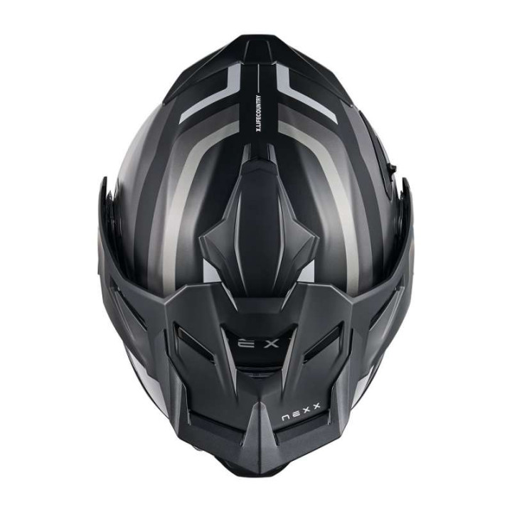 Nexx X.LIFECOUNTRY WESTBOUND BLACK/GRAY MATTE motorcycle helmet