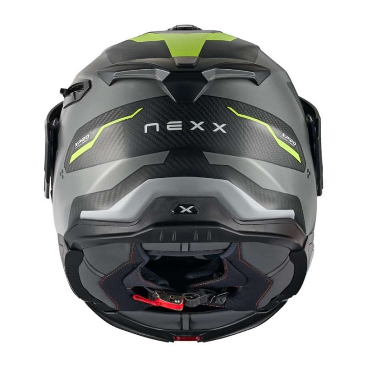 Nexx X.LIFECOUNTRY TERRA GRAY/NEON MATTE motorcycle helmet