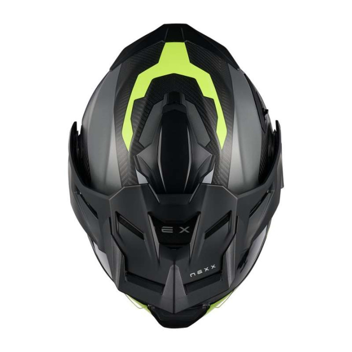 Nexx X.LIFECOUNTRY TERRA GRAY/NEON MATTE motorcycle helmet