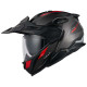 Nexx X.LIFECOUNTRY TERRA GRAY/RED MATTE motorcycle helmet