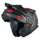 Nexx X.LIFECOUNTRY TERRA GRAY/RED MATTE motorcycle helmet