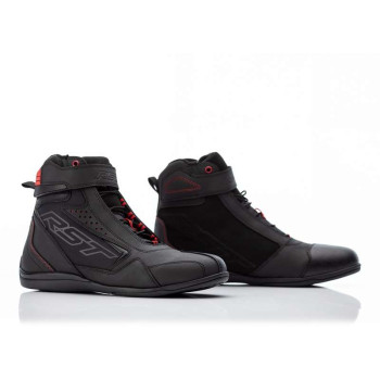 Baskets moto femme RST FRONTIER Noir/Rouge