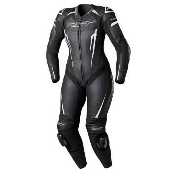 Women's leather motorcycle suit RST TRACTECH EVO 5 Black/White Women's leather motorcycle suit RST TRACTECH EVO 5 Black/White
